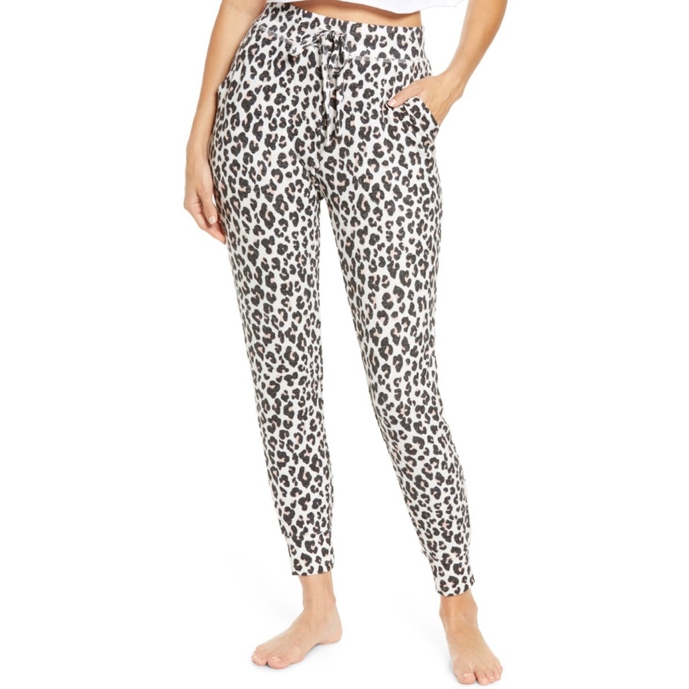 BP.
Jogger Pants In Ivory Egret African Leopard